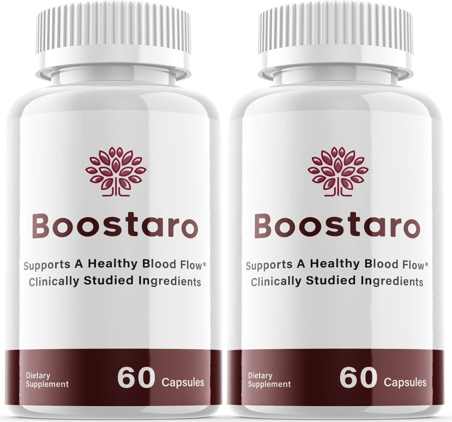 2 Pack – Boostaroo Healthy Blood Flow Support Pills, Extra Strength-120 Capsules