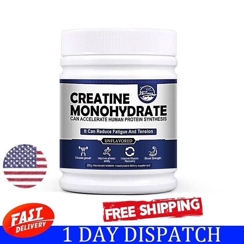 Creatine Monohydrate Powder Pure Creatine Micronized Powder, Unflavored Creatine