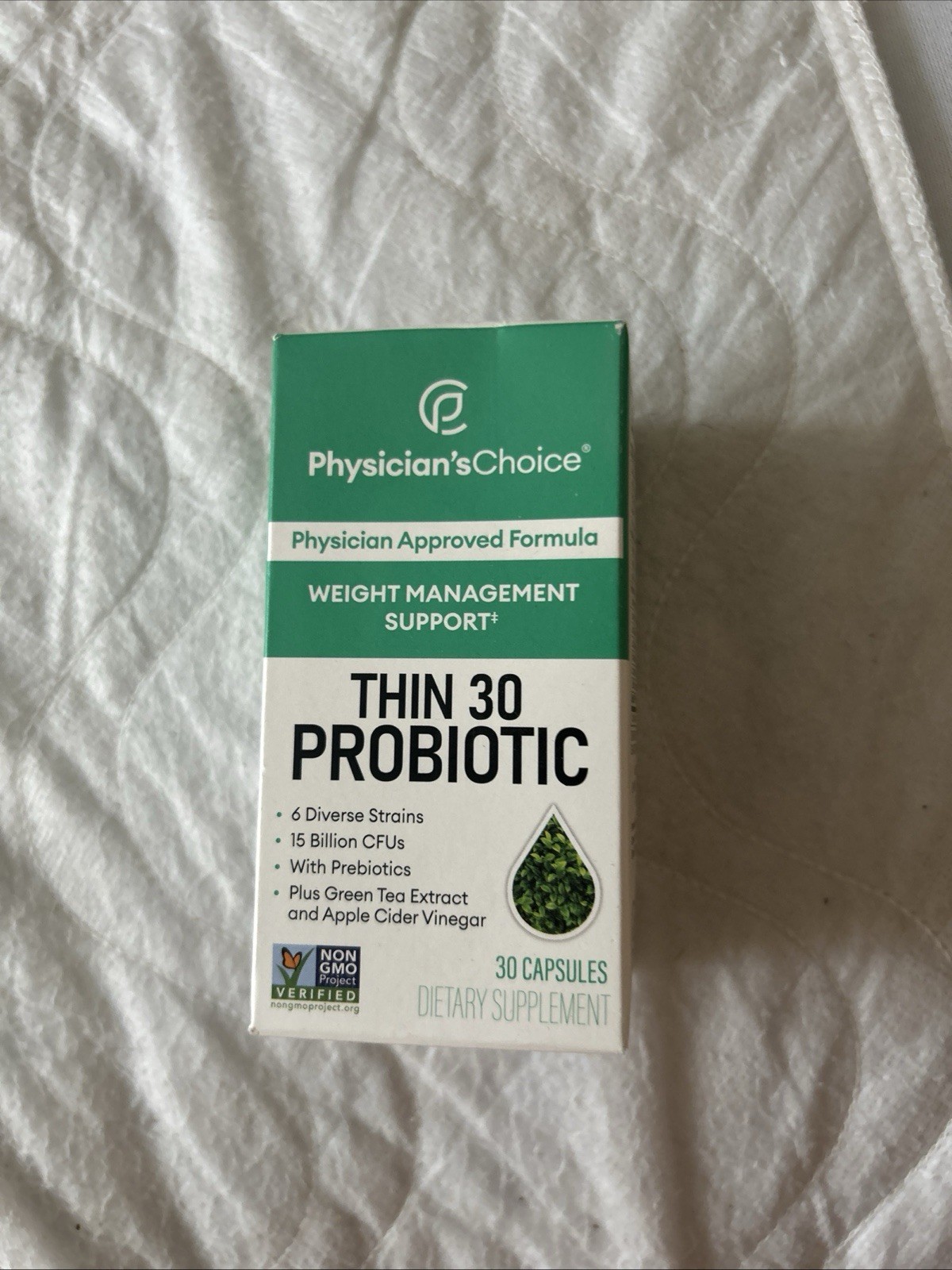 Thin 30 Probiotic, 15 Billion CFUs, 30 Capsules Exp 07/2026