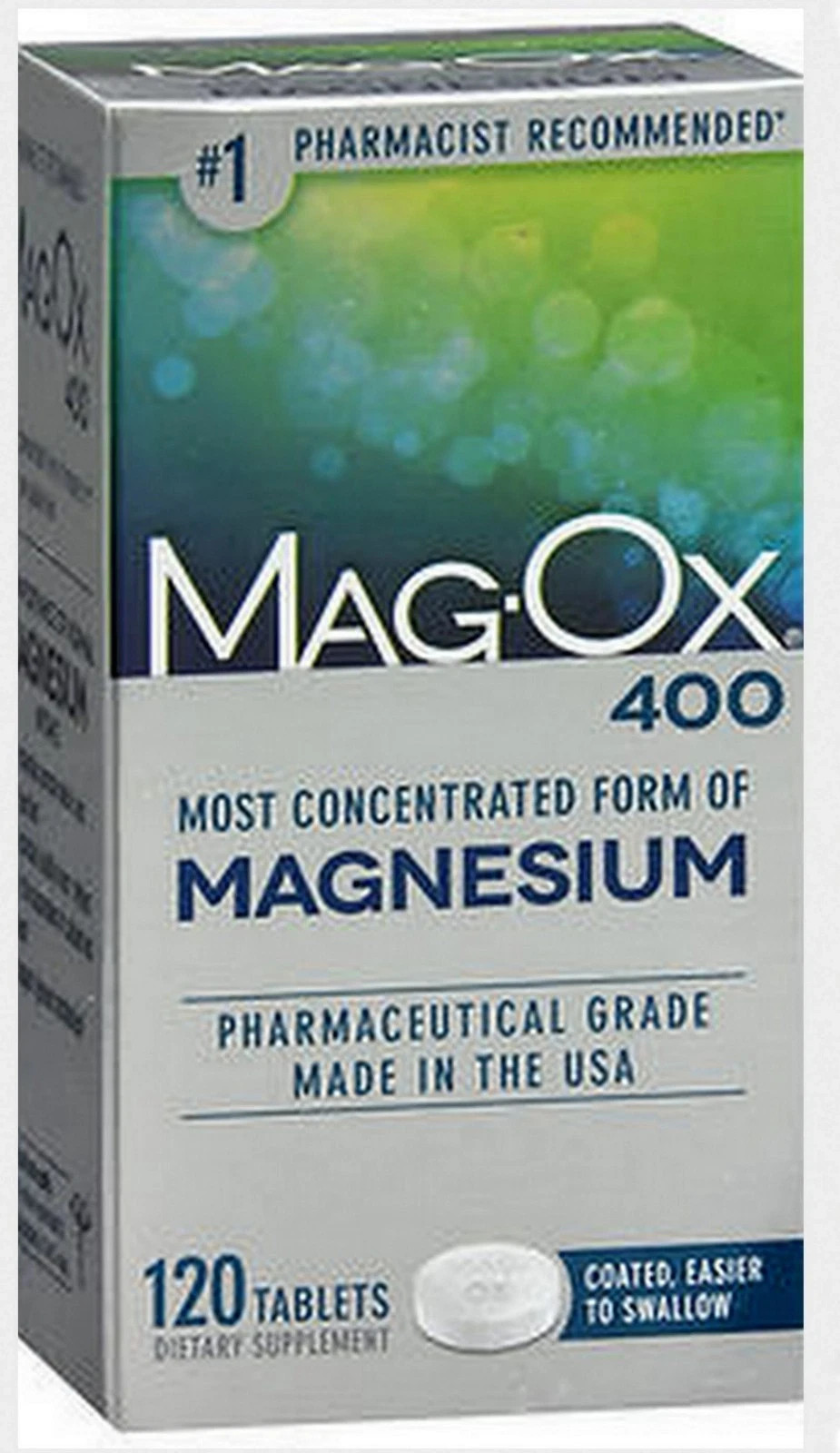 MagOx Magnesium 400mg  Pharmaceutical Grade 120 Tablets Fast Shipping