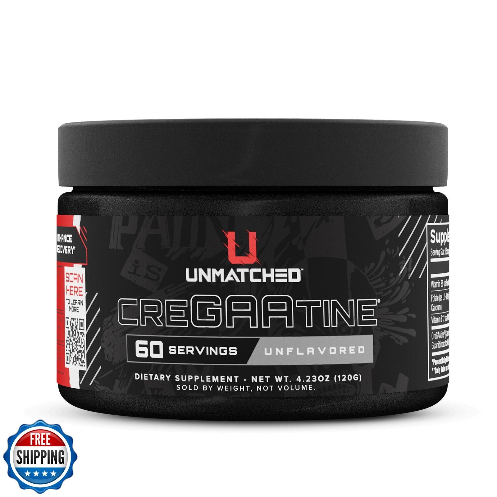 Unmatched CreGAAtine Optimized Creatine | Creatine Monohydrate + GAA (Guanidi