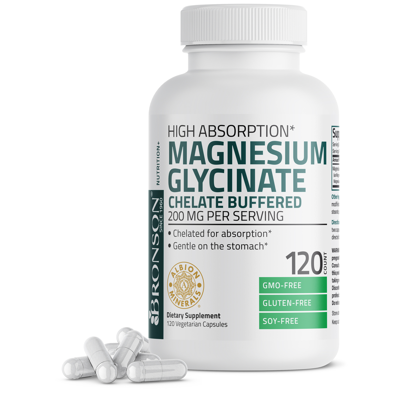 Bronson Magnesium Glycinate 200 MG