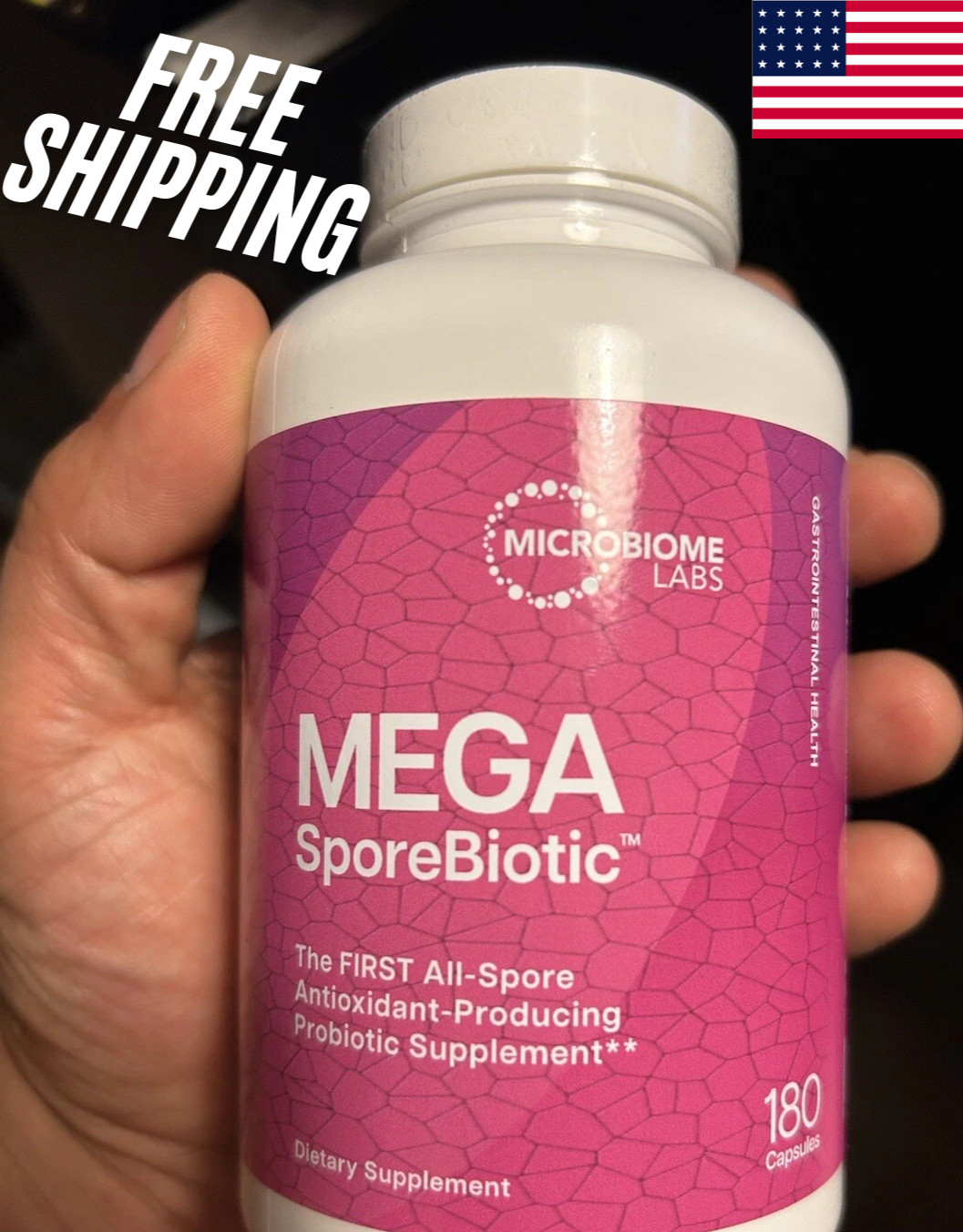 Microbiome Labs MegaSporeBiotic (180 Capsules) – Probioti 8/26 EXP!