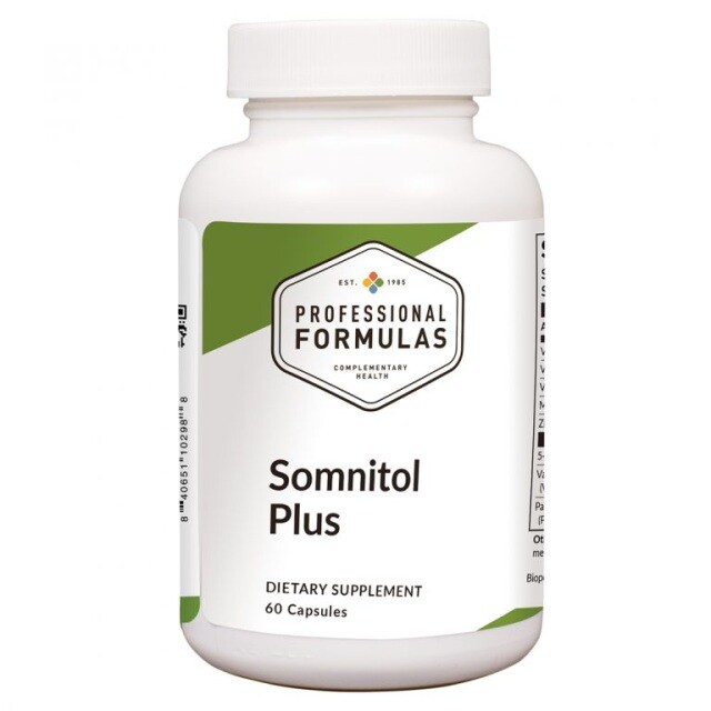 Somnitol Plus (Melatonin) 60 Caps Professional Formulas