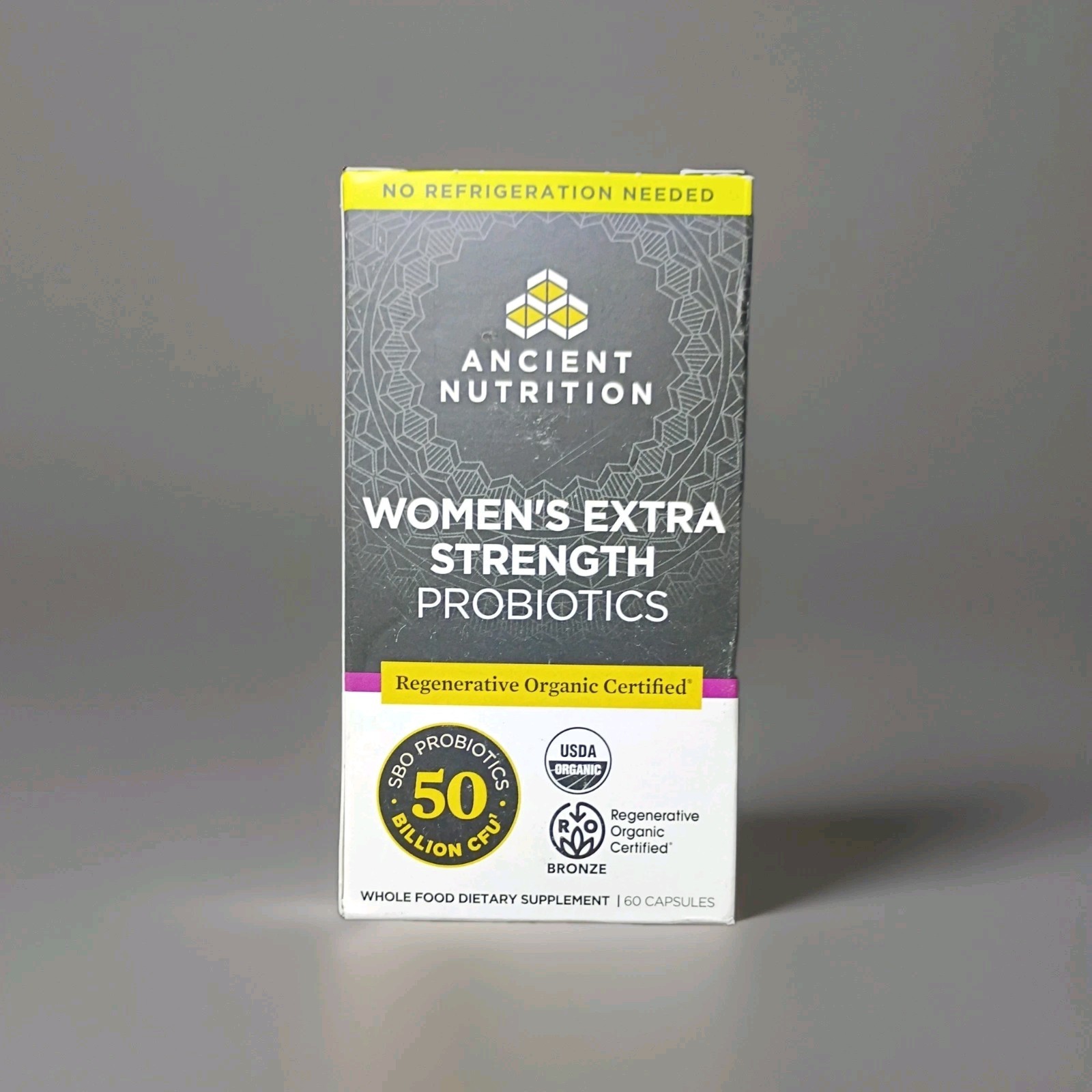 Ancient Nutrition Women’s Extra Strength Probiotics 50 Billion CFU 60 caps