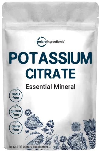 Us Origin Potassium Citrate Powder, 1 Kg (35 Ounce) | Essential Hydrat