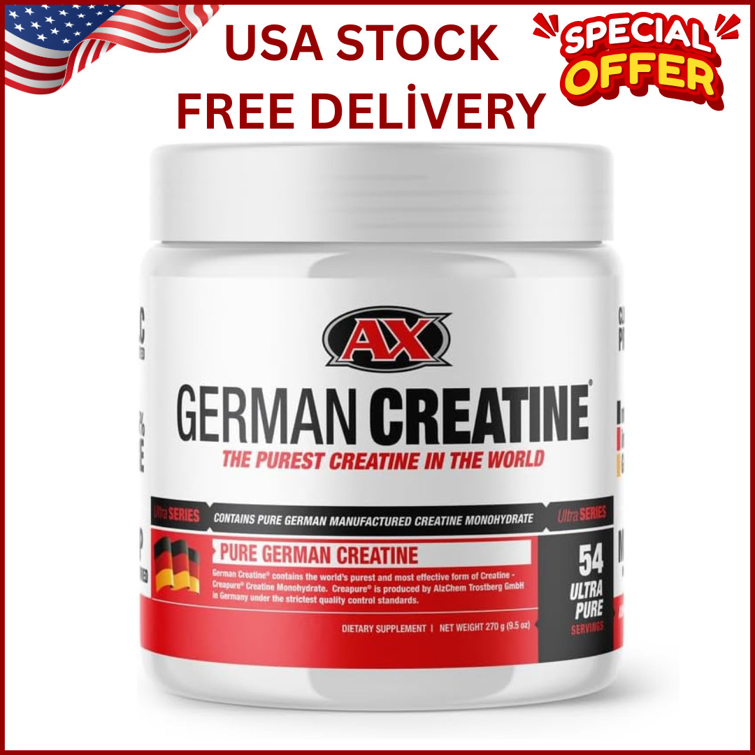 German Creatine – Micronized Creatine Monohydrate Powder, 99.99% Pure Creapur…
