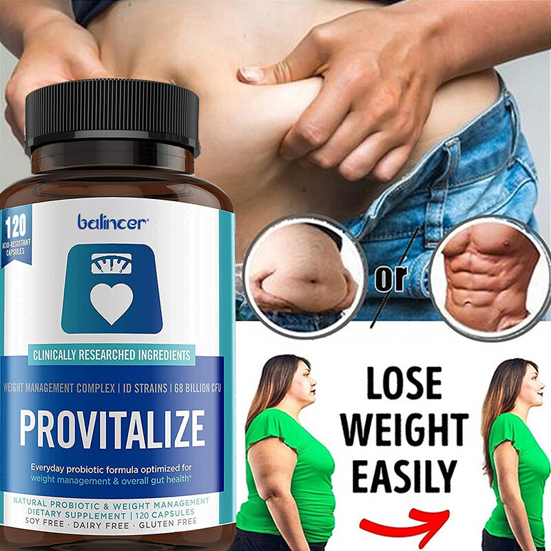 Probiotic 68 Billion Cfu Metabolism Gut Health for Weight Loss 120 Capsules US