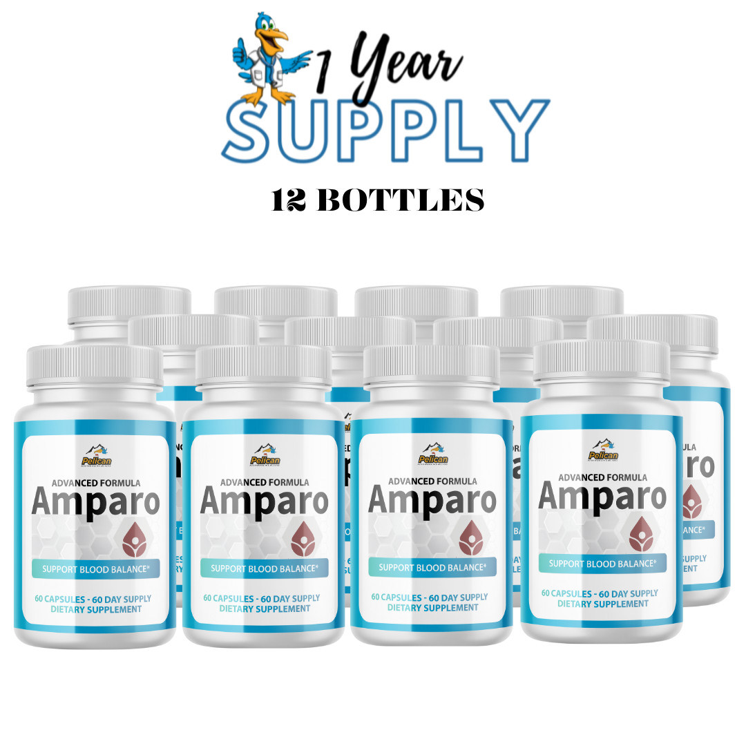 Amparo – Blood Support- 12 Bottles- 720 Capsules