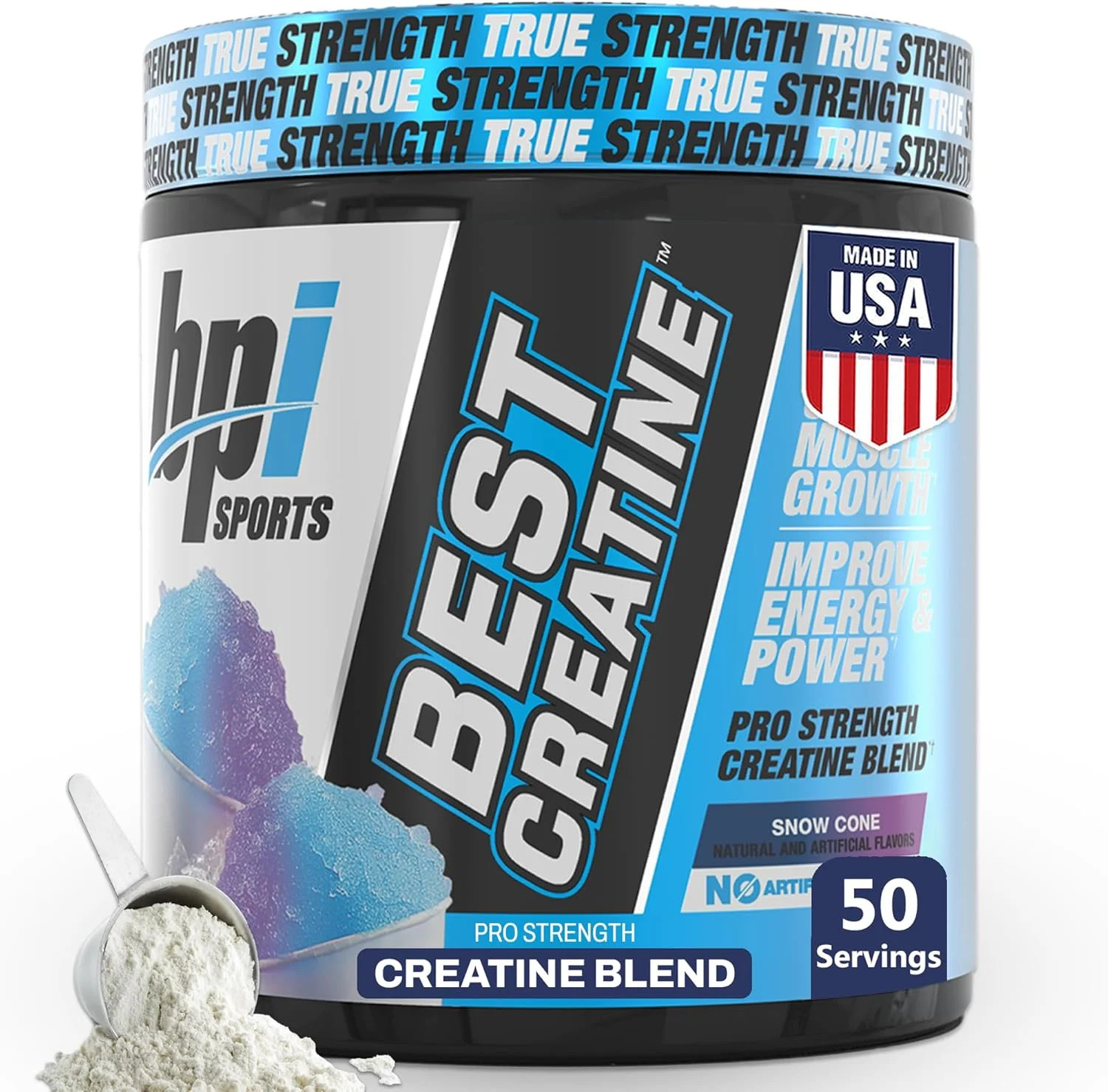 Premium Creatine Monohydrate with Himalayan Salt – 50 Servings, No Bloat