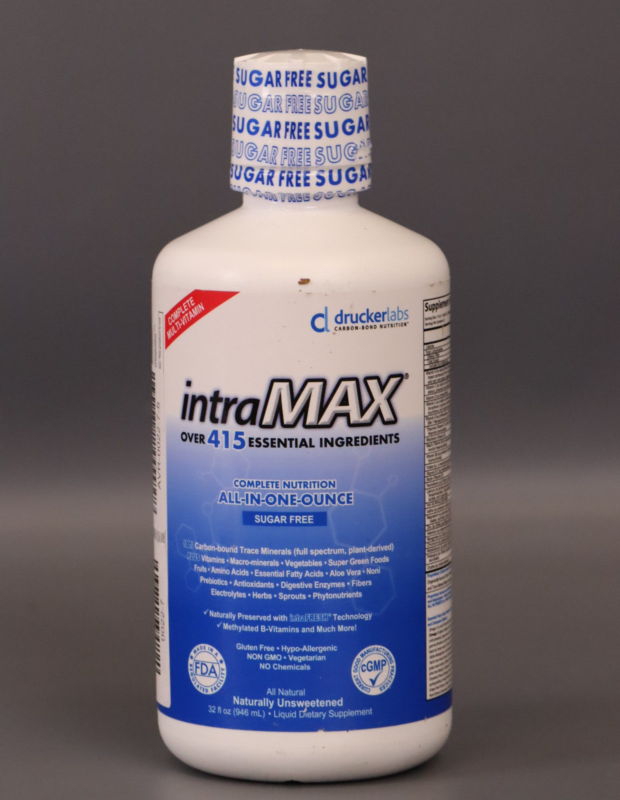 DRUCKER Labs – IntraMAX 2.0 Organic Liquid Trace Minerals, Liquid Multivitamin