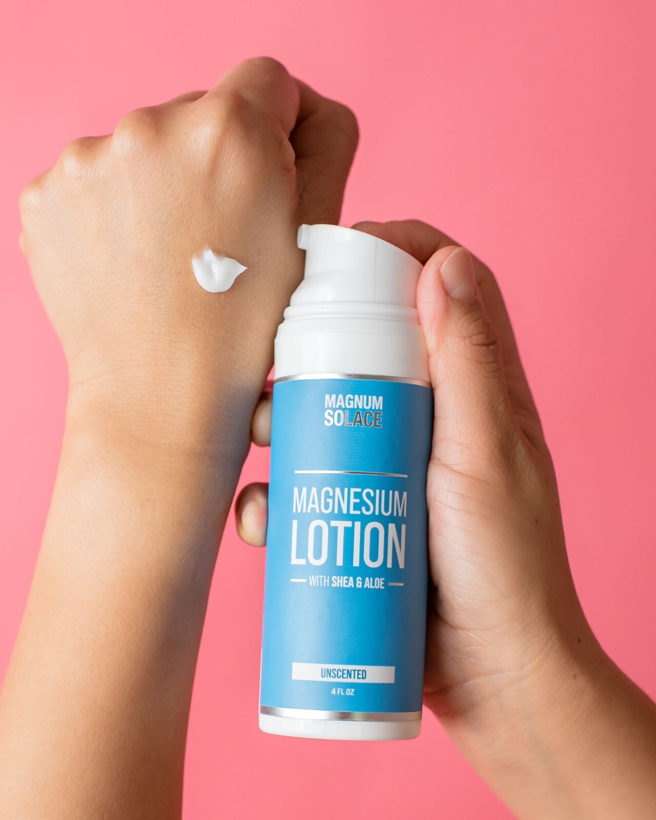 Magnesium Lotion by Magnum Solace – Topical Magnesium Chloride – 250 mg