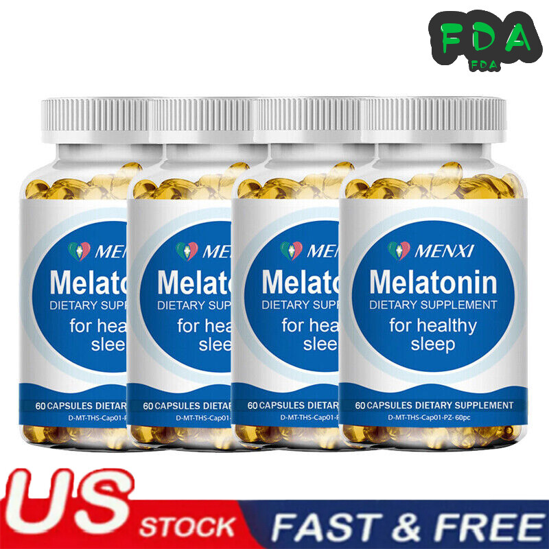 Melatonin Extended Release Capsules – Sleep Quality & Stress Relief Complex 10mg