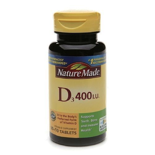 Nature Made Vitamin D3 1000 IU Softgels 100 Ct Supports Bone & Immune Health
