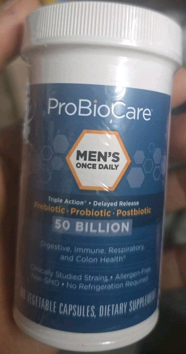 ProBioCare Men’s Once Daily Probiotic 50 billion 60 Caps Bb 10/31/25