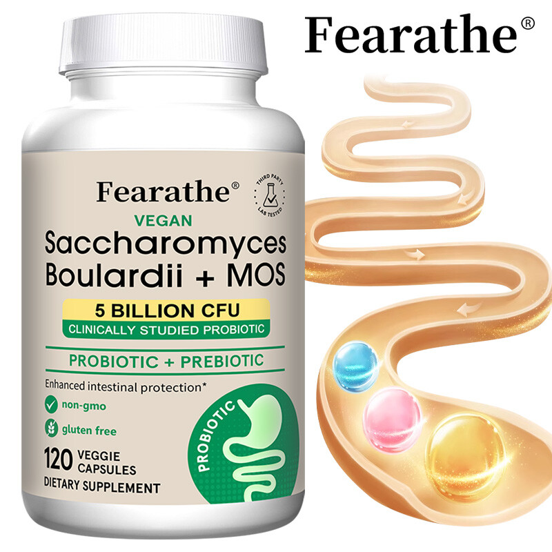 Boulardii Mos Caps Enhanced Intestinal Protecion Gut Health Digestive Support US