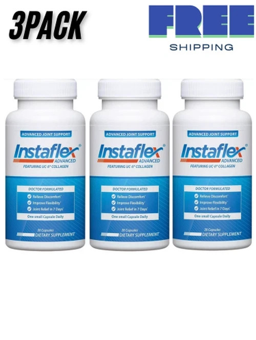 instaflex advanced Joint Support Supplement 3 pack 30 Caps EXp 01/03/2027!