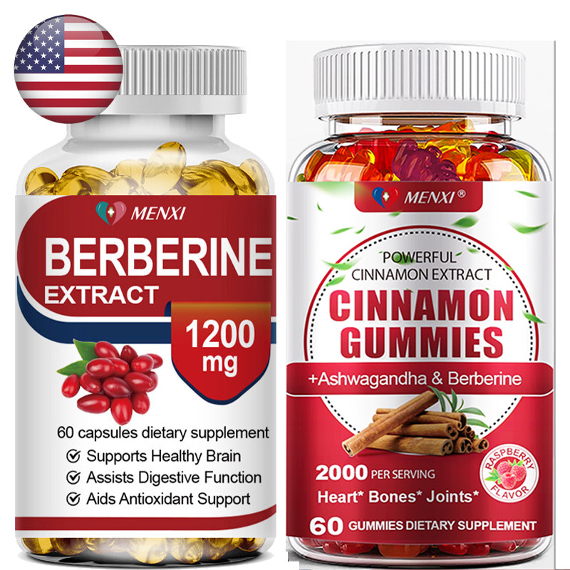 Organic Ceylon Cinnamon | Premium Berberine HCL 1200mg – Blood Sugar Support