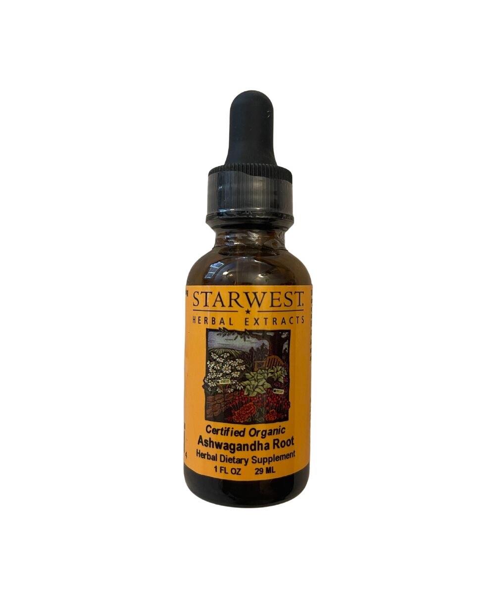Organic Ashwaganha Extract Herbal Tincture w/ Dropper Free Shipping #1 Rated