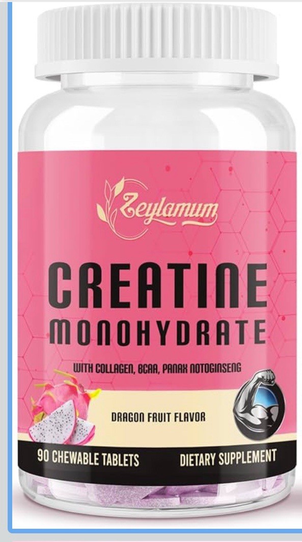 Creatine Monohydrate for Women, Creatine Supplement 3000 MG, with Hydrolyzed Col