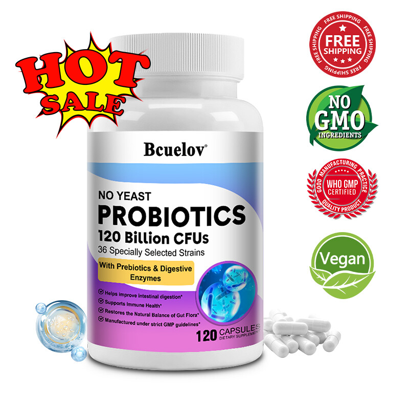 Probiotics 120 Billion Cfu – Improves Mood And Relaxation, Boosts Energy