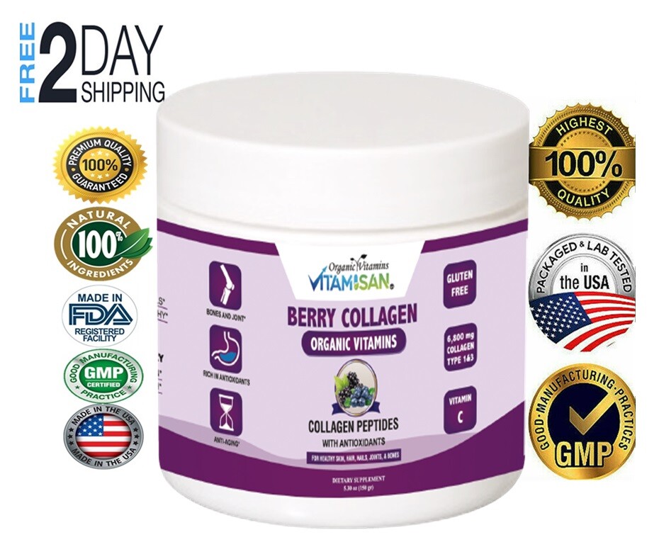 Collagen berry Natural Supplement hair nails skin bones health support bio berry