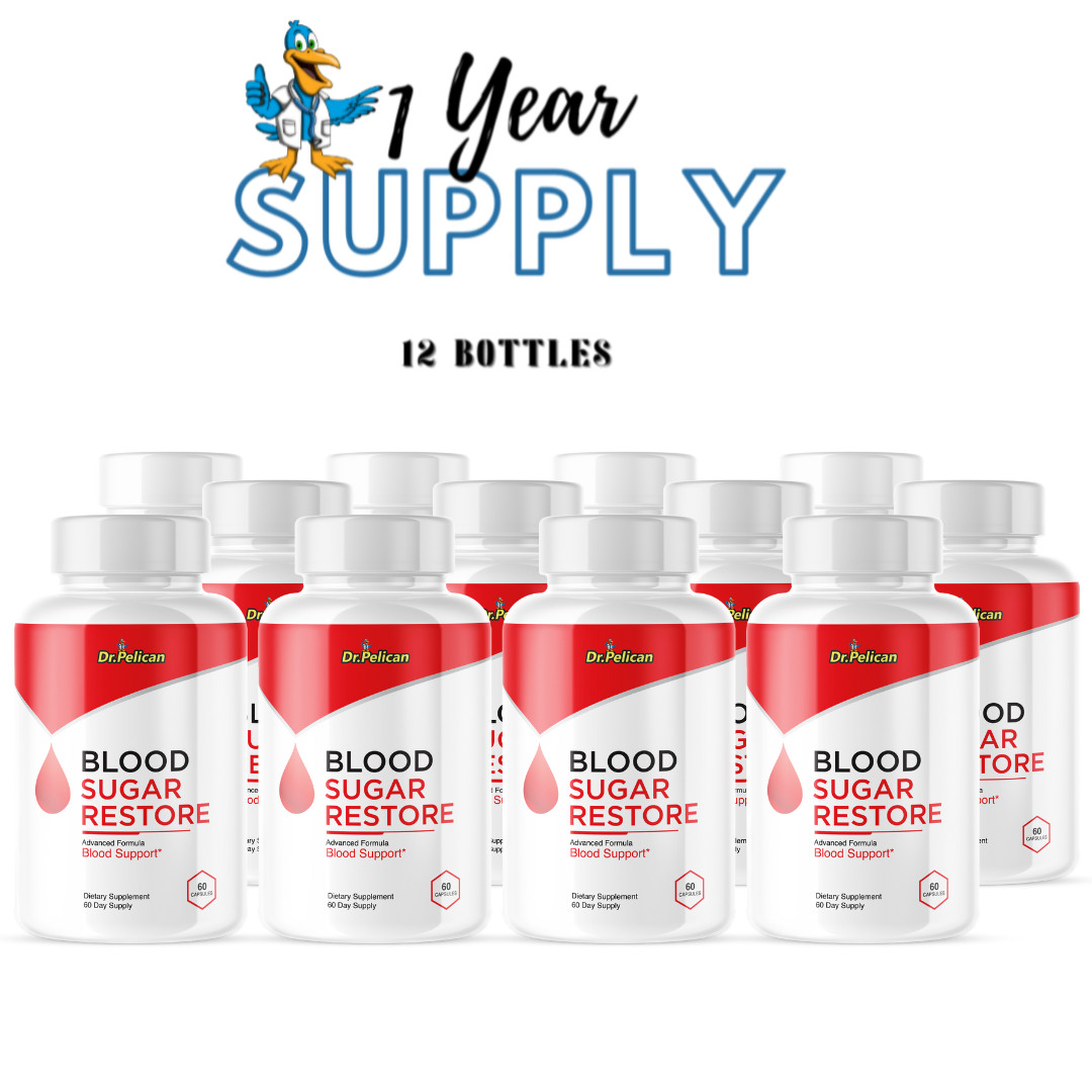 Blood Sugar Restore- Blood Support- 12 Bottles- 720 Capsules