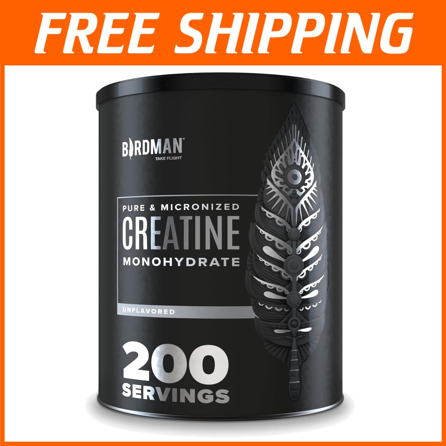 Micronized Creatine Monohydrate Powder | 200 Servings – Vegan & Gluten-Free