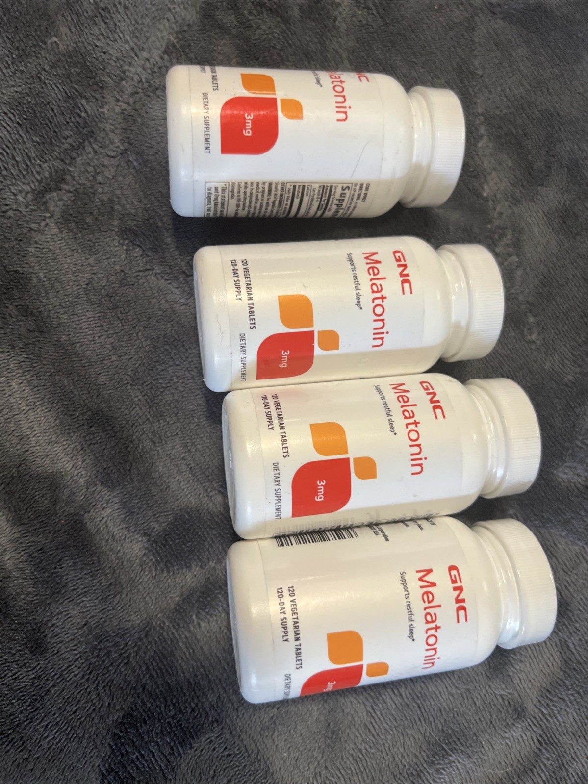 GNC Melatonin 3mg – 120 Vegetarian Tablets | 120 Servings