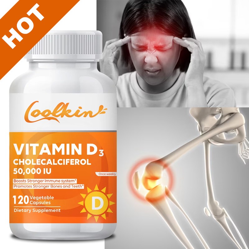 Vitamin D3 Cholecalciferol 50,000 IU – Healthy Bones,Teeth Support,Immune Health