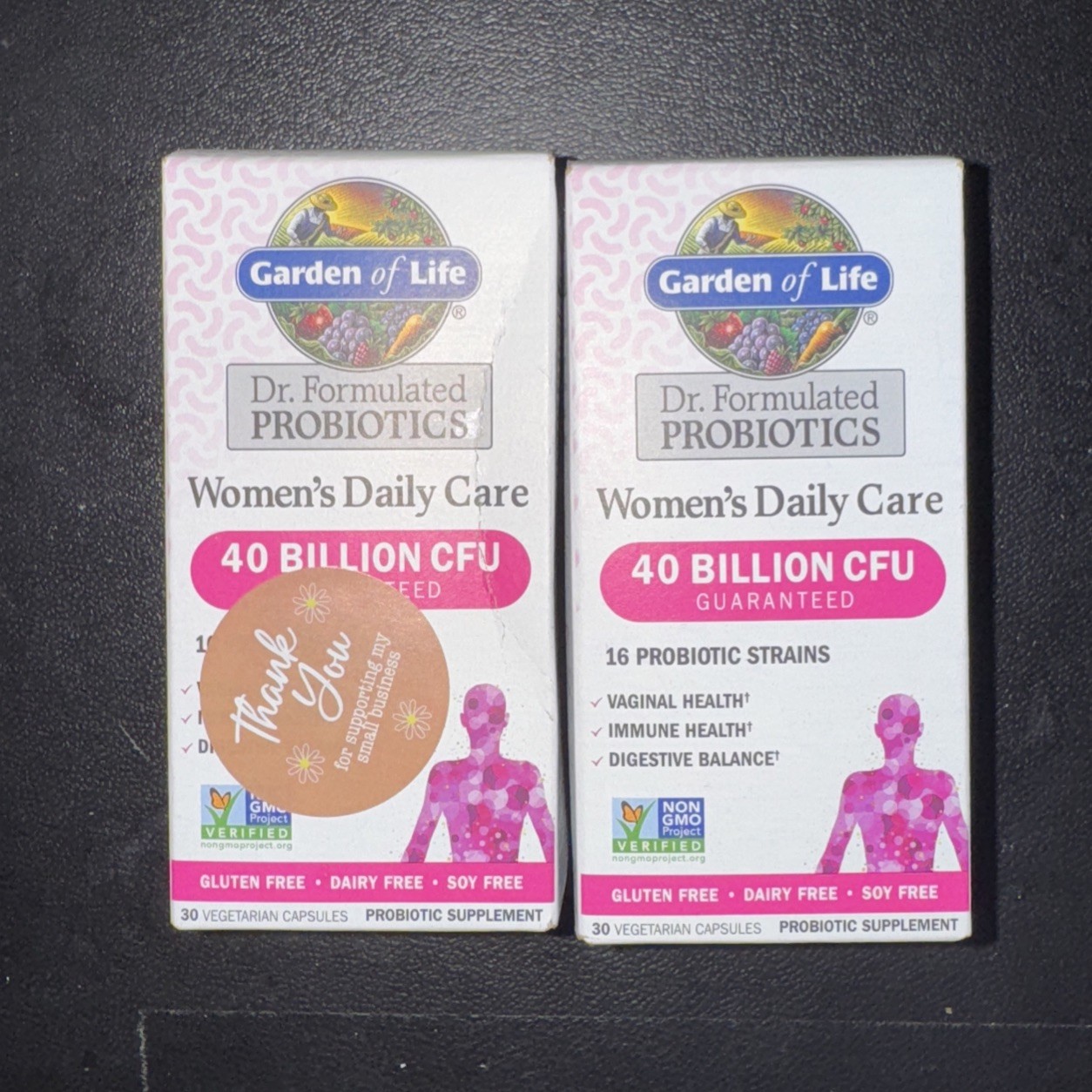 Garden of Life Women’s Probiotics Daily Care Capsules, 40 Billion (30 Ct.) x 2