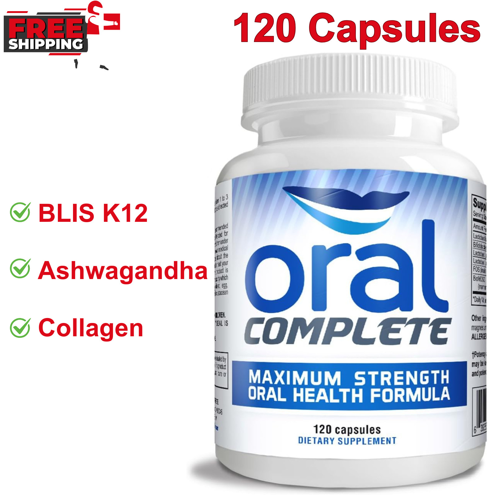 Oral Complete 11-in-1 Dental Probiotics Bad Breath Treatment Halitosis Tonsil