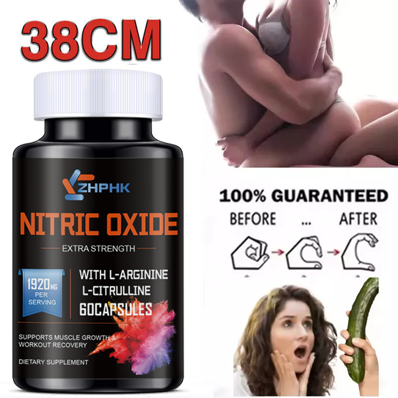 Nitric Oxide & Circulation Booster | L-Arginine, L-Citrulline | Extra Strength