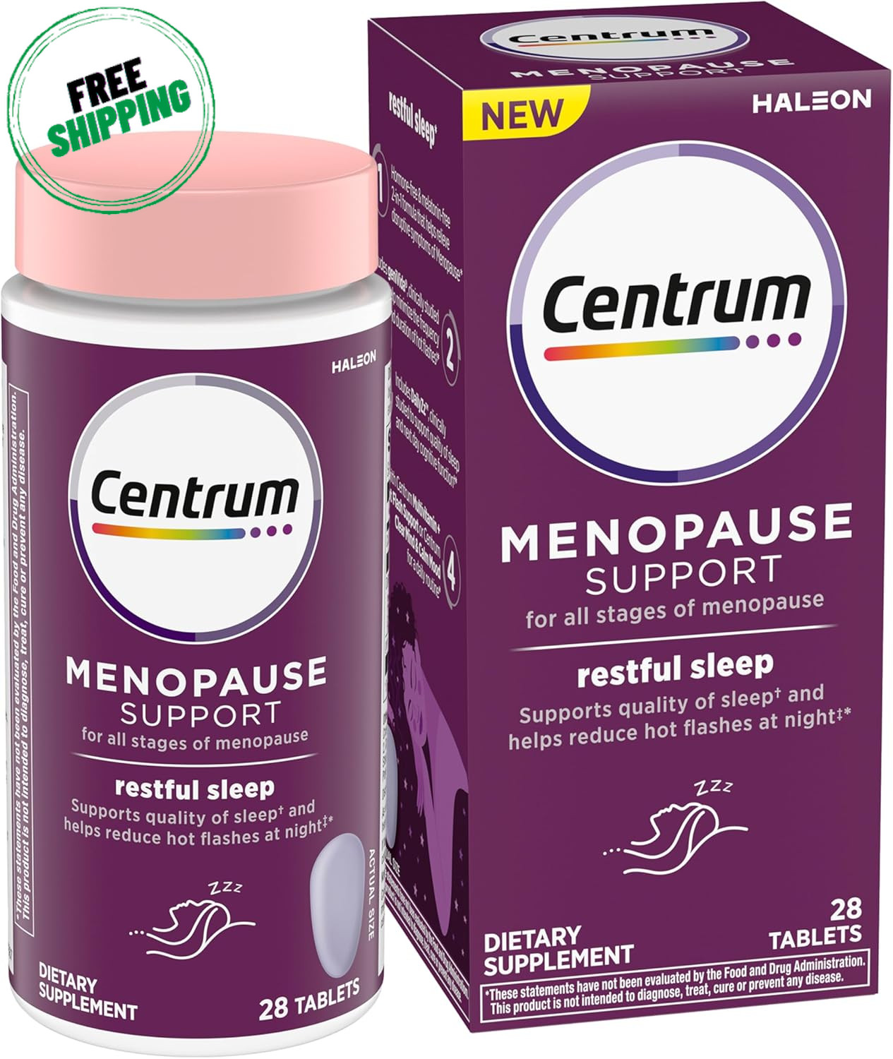 Centrum Restful Sleep Menopause Support Tablets 28 Count