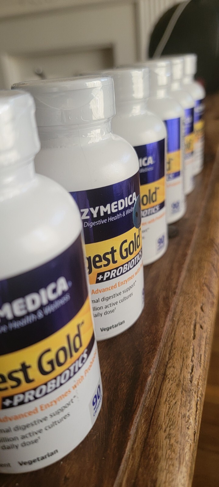 12 Bottles, Enzymedica,  DIGEST GOLD+ PROBIOTICS, 90 capsules, 9/2027, FREE Ship