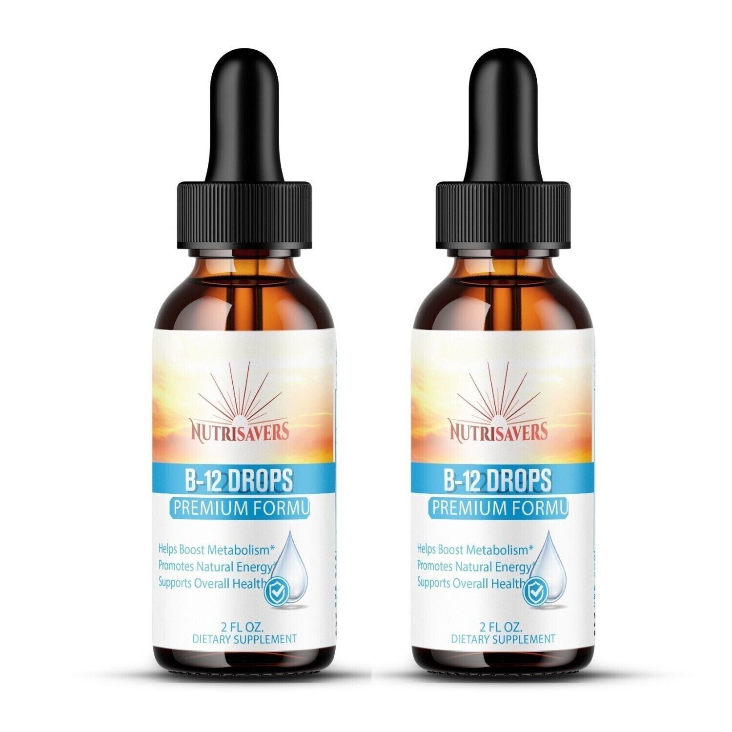 B-12 Vitamin Drops Supports Healthy Skin – Improve Overall Health – 4 fl oz