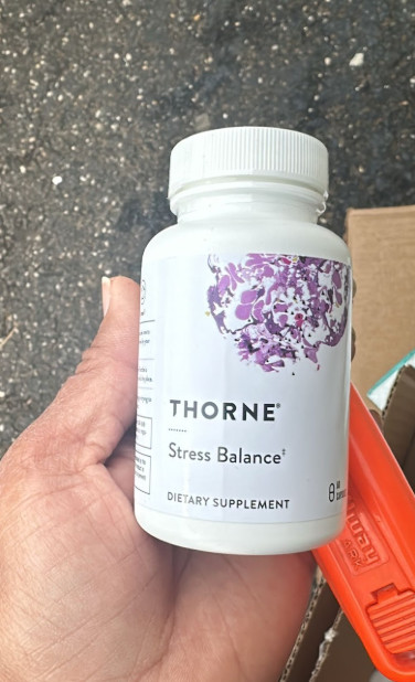 Thorne Stress Balance Adrenal Support with Vitamin C & Ashwagandha – 60 Caps