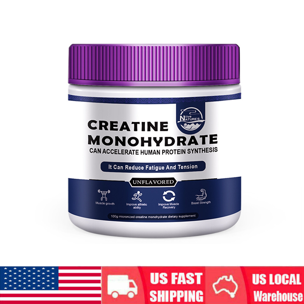 Pure Creatine Monohydrate Powder – Muscle Gain & Recovery BodyBuilding 100g