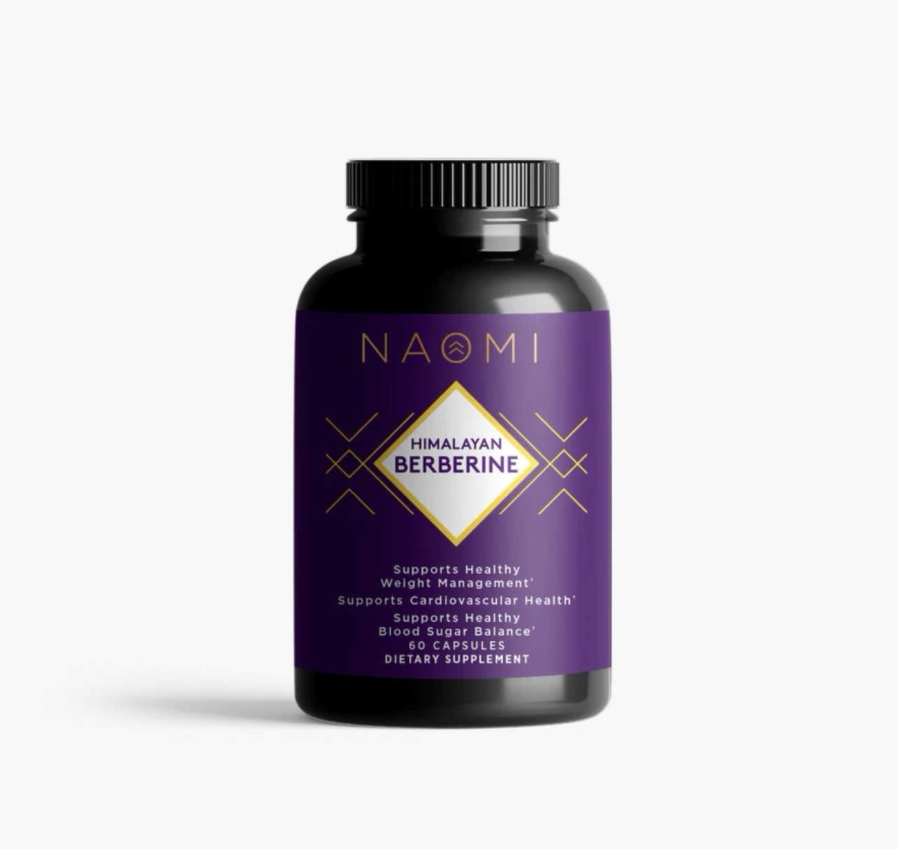 NAOMI  Berberine For healthy blood sugar & metabolism, 500 Mg, 60 Capsules, NEW