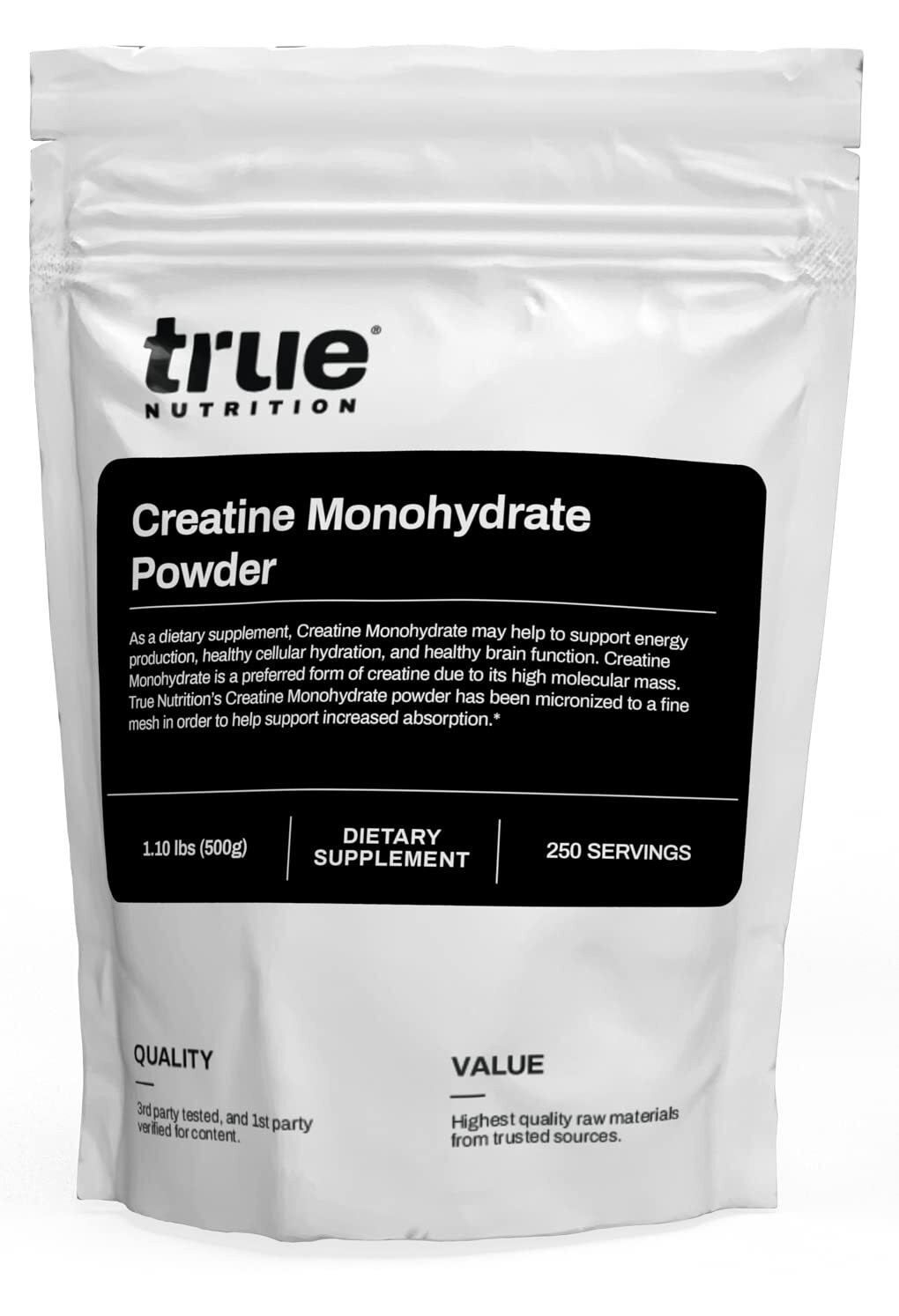 True Nutrition – Creatine Monohydrate Powder – Micronized Creatine Powder – P…