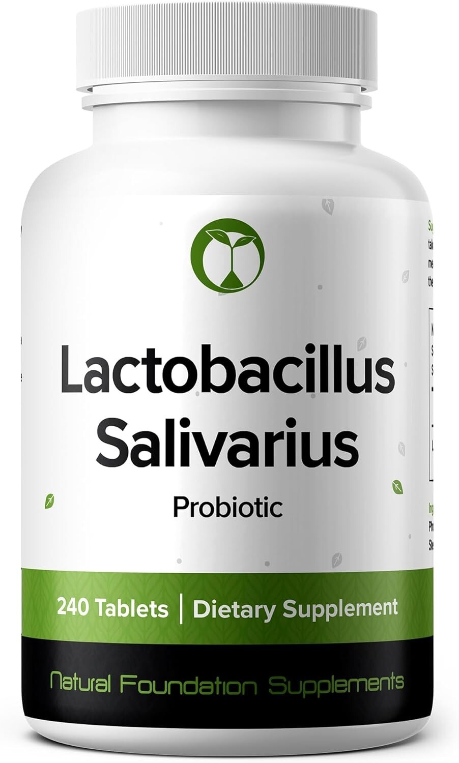 Lactobacillus Salivarius Probiotic Supplement 240 Tablets 3 Billion CFU…
