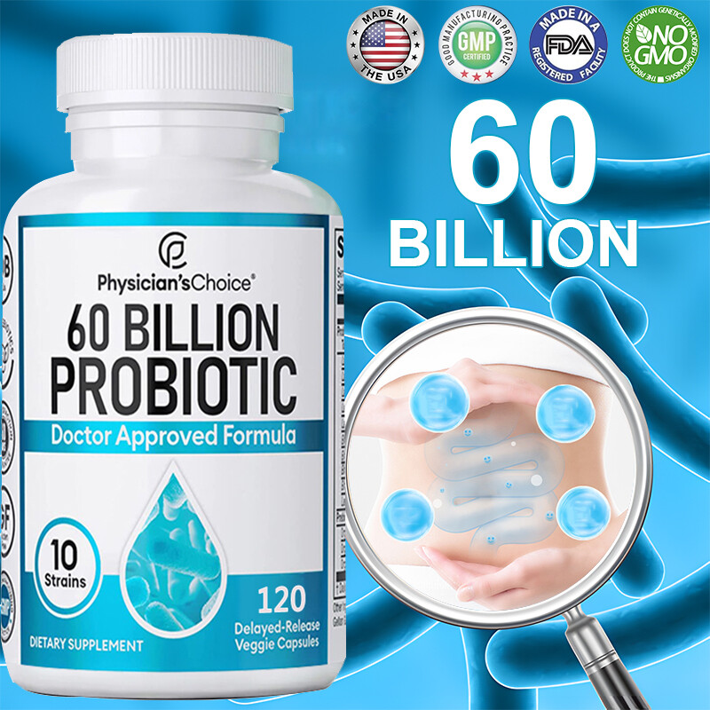 Physician’s Choice 60 Billion Probiotic Digestive Gut Health Immune Mood Support