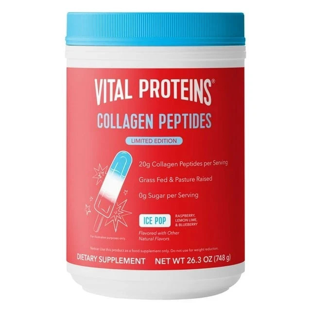 Vital Proteins Limited Edition ICE POP Collagen Peptides Powder 26.3 oz EXP 4/27