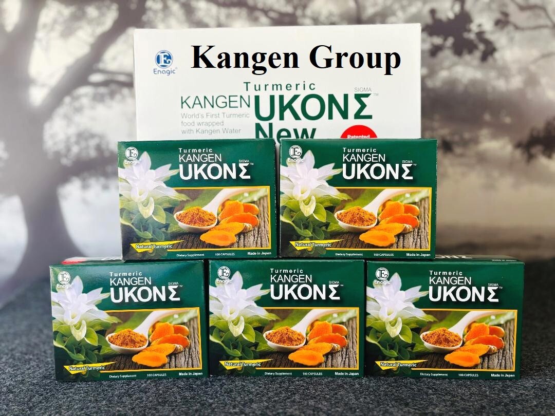 5 Boxes Turmeric Kangen Ukon Turmeric ENAGIC 100 Vegan Softgels  Exp 09/2027