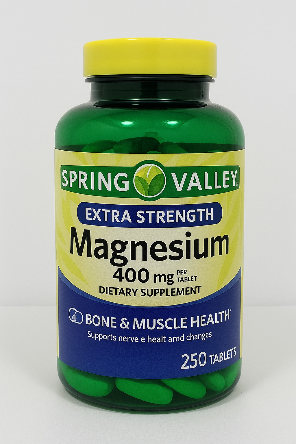Spring Valley Magnesium 400mg 250 Tablets | Bone & Muscle Support
