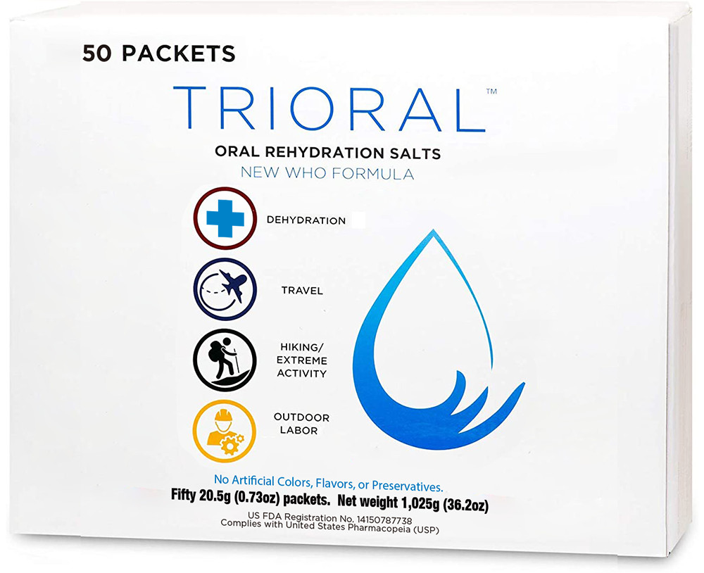 TRIORAL Oral Re-hydration Salts – 50 packs