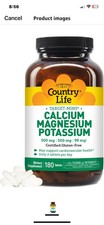 Country Life Calcium Magnesium Potassium 90 Tablet