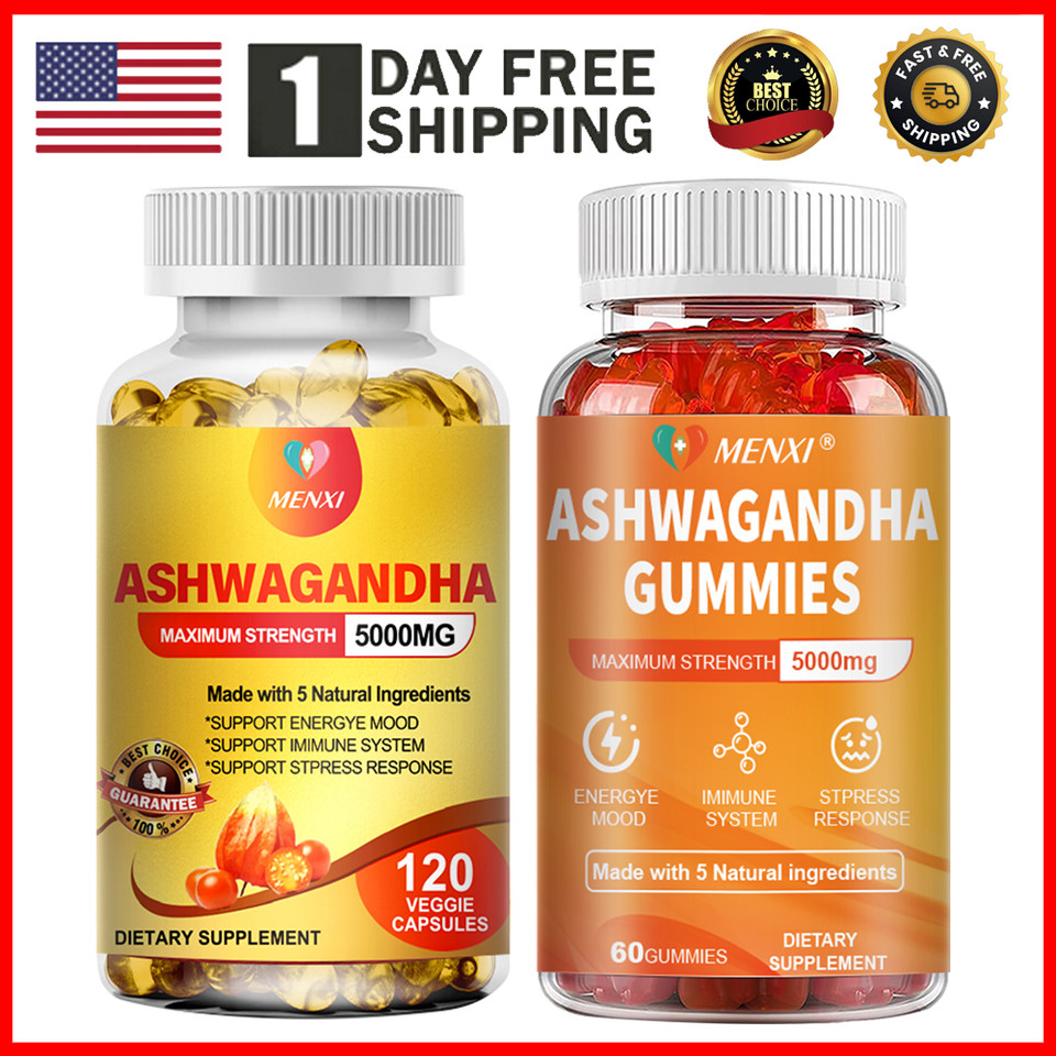 Ashwagandha Gummies for Women & Men – Calm Gummies with Ashwagandha Root Extract