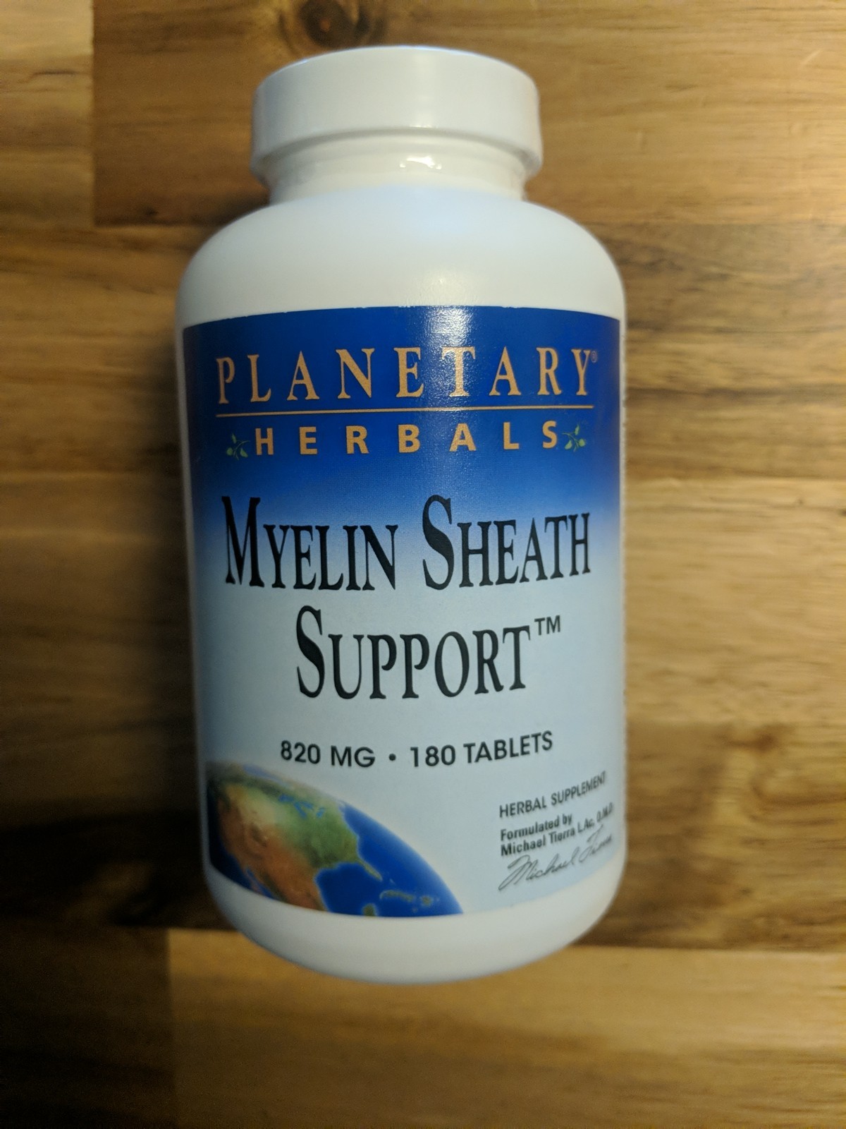 Planetary Herbals Myelin Sheath Support 820 mg | 180 Tablets | EXP 11/2028 | NEW