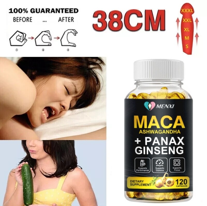 Male Enhancing Libido 120 Capsules – Maca Root,Massive Girth Enlargement Support
